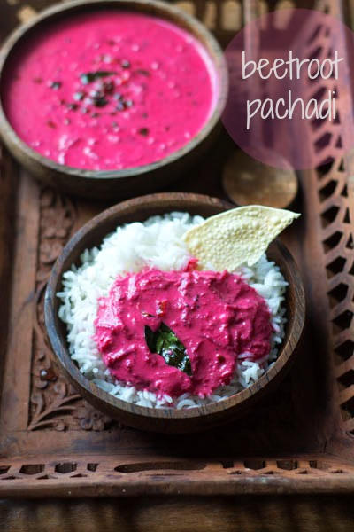 beetroot pachadi kerala sadya recipe