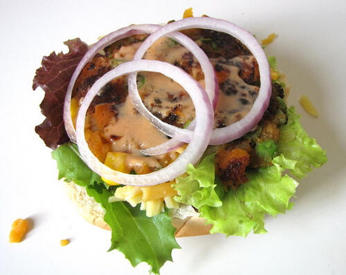 vegetable burger, how to make vegetable burger at home