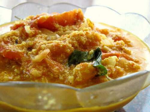 thakkali muringakka aviyal