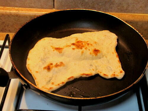 Nan On Tawa or Tawa Naan Recipe - Step by Step