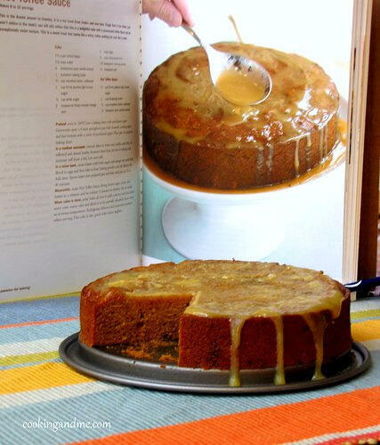 sticky date toffee cake with hot toffee sauce