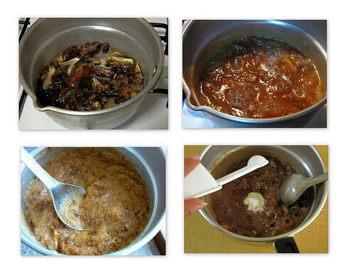 sticky date toffee cake with hot toffee sauce