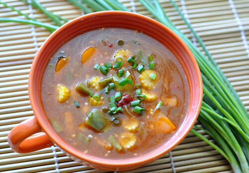 indo chinese schezwan vegetables recipe