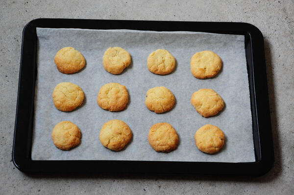 Eggless Almond Cardamom Cookie Recipe