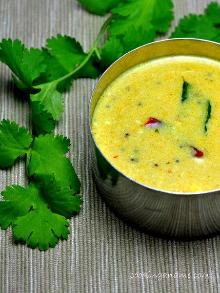 green mor kozhambu recipe