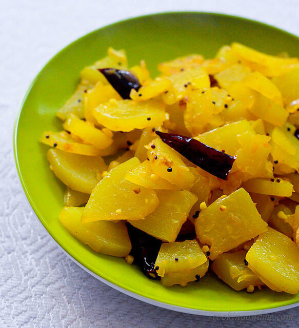 raw papapa stir fry / kaplanga mezhukkupuratti