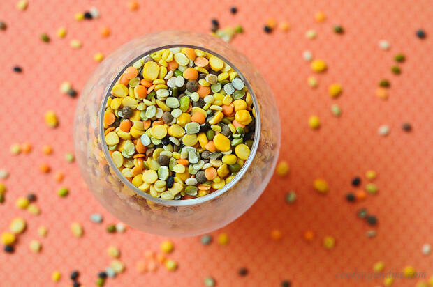dal panchratan / five lentils recipe