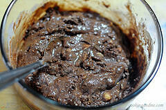 eggless no bake biscuit brownie recipe