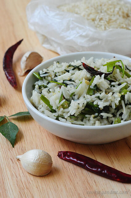 kang kong garlic rice recipe