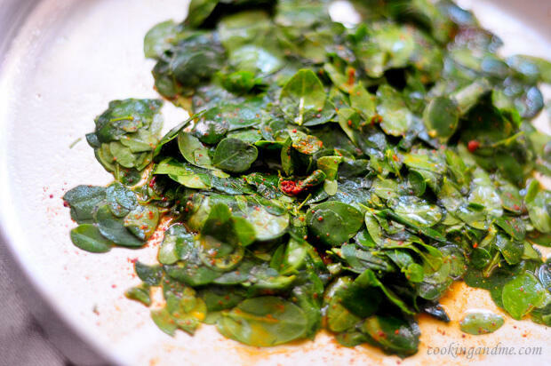 Muringayila Thoran-Kerala Thoran Recipe-Drumstick Leaves cooked with Coconut