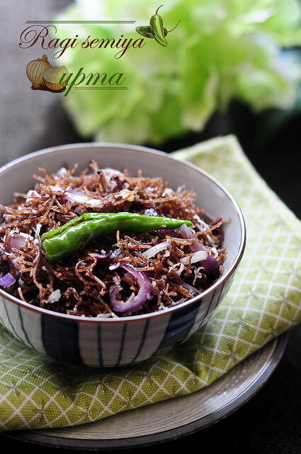 Ragi Semiya Upma Recipe