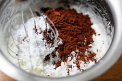 One Bowl Butter Cake with Chocolate Cream Frosting