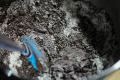 Dark Chocolate Fudge Doughnut Cakes Recipe