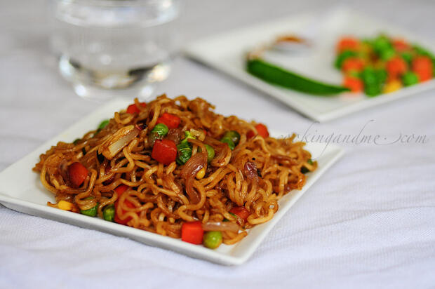 Instant Vegetable Noodles Recipe