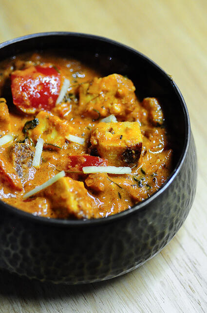 Paneer Tikka Masala-Restaurant Style Paneer Recipe