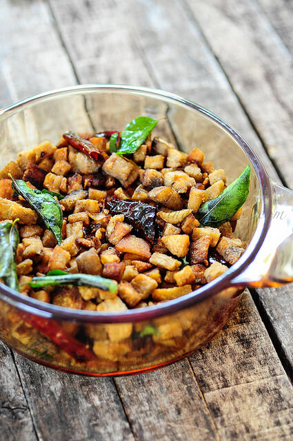 Yam Fry-Yam Fry Recipe-Chena Mezhukkupuratti