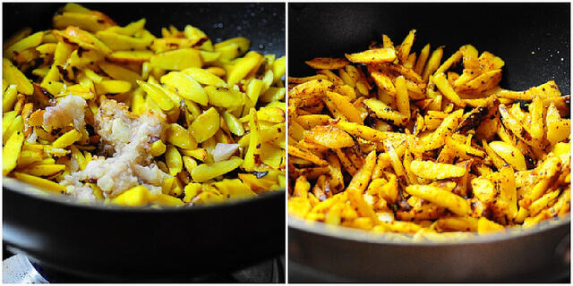 Chakkakuru Mezhukkupuratti-Roasted Jackfruit Seeds (Kerala-Style)