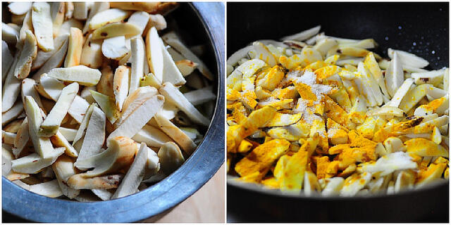 Chakkakuru Mezhukkupuratti-Roasted Jackfruit Seeds (Kerala-Style)