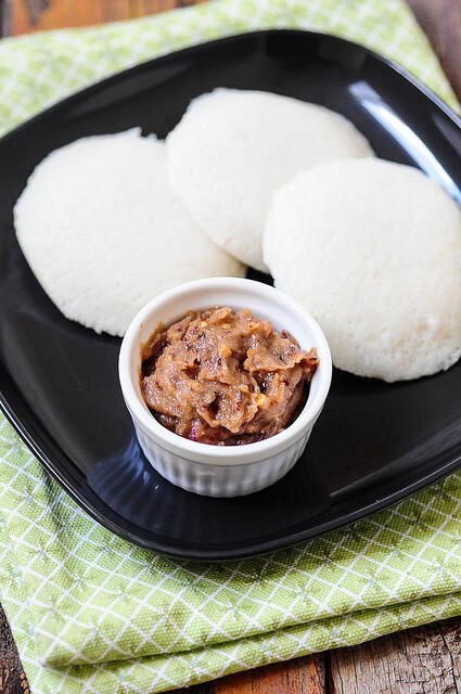 Indian Onion Chutney Recipe-Vengaya Chutney Recipe for Idli Dosa