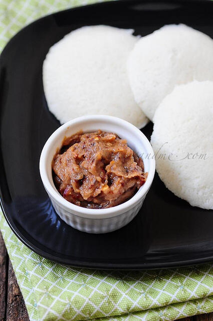 Indian Onion Chutney Recipe-Vengaya Chutney Recipe for Idli Dosa