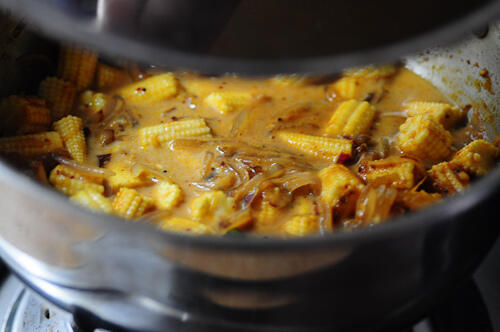 Baby Corn Masala-Baby Corn Masala Recipe