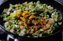 Beans Aloo Sabji - Potato Beans Stir-Fry (Curry) Recipe