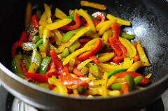 Capsicum Stir-Fry Recipe-Capsicum Sabji Recipe