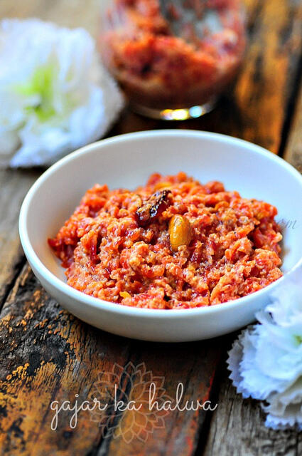 gajar ka halwa-carrot halwa
