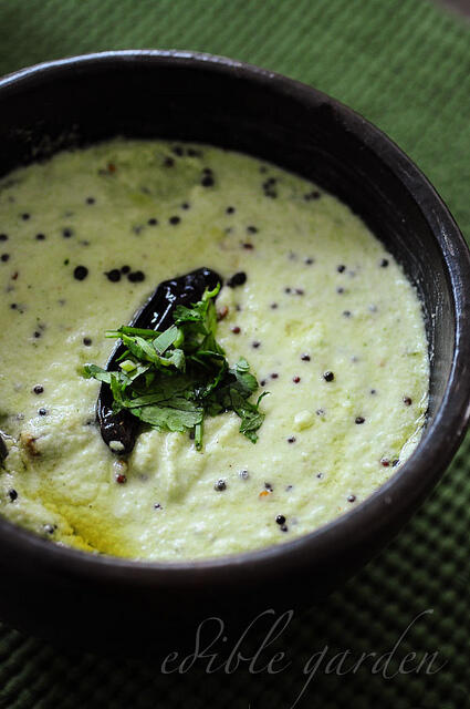 south indian coconut chutney recipe for idli dosa-2