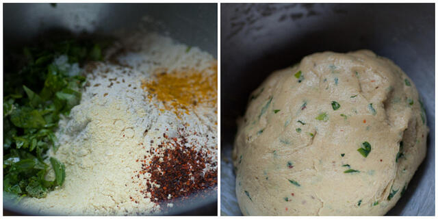 methi thepla recipe step 1