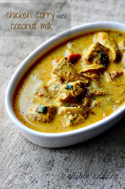 chicken curry in coconut milk