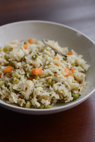 vegetable pulao recipe, how to make vegetable pulao recipe