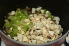 how to make indian mushroom fried rice recipe-4