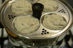 Instant Oats Idli Recipe with Rava, Step by Step