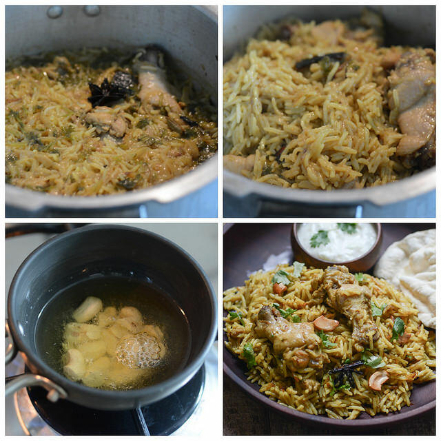 pressure cooker chicken biryani recipe