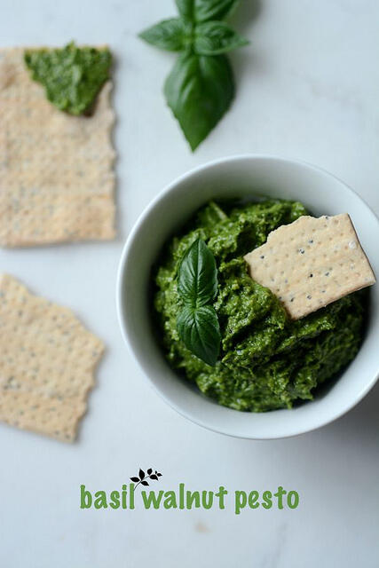 walnut basil pesto recipe
