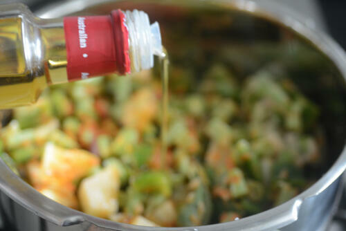 aloo beans recipe, how to make pressure cooker aloo beans (opos recipe) aloo beans recipe, how to make pressure cooker aloo beans (opos recipe)