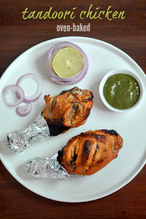 tandoori chicken recipe, tandoori chicken in oven