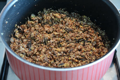 banana flower thoran, how to make banana flower thoran recipe