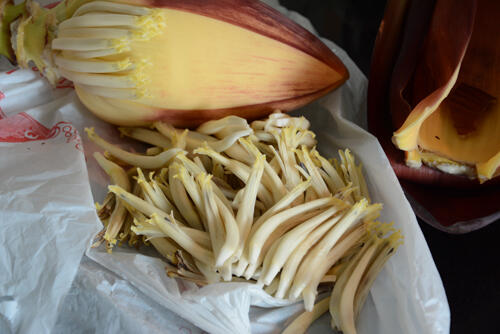 banana flower thoran, how to make banana flower thoran recipe-2