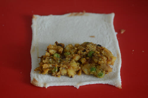 bread potato rolls recipe, bread rolls with spicy potato filling