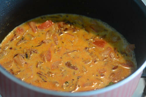 egg curry with coconut milk, coconut milk egg curry recipe