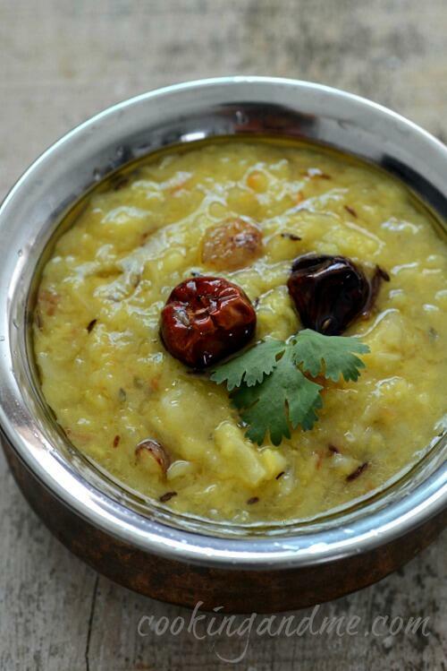 cabbage dal recipe, easy cabbage moong dal recipe