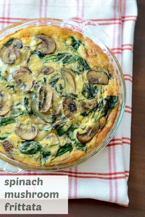 spinach mushroom frittata recipe step by step