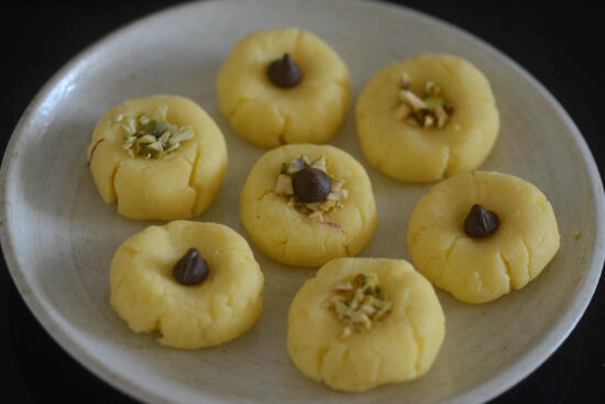 milk peda with milk powder recipe