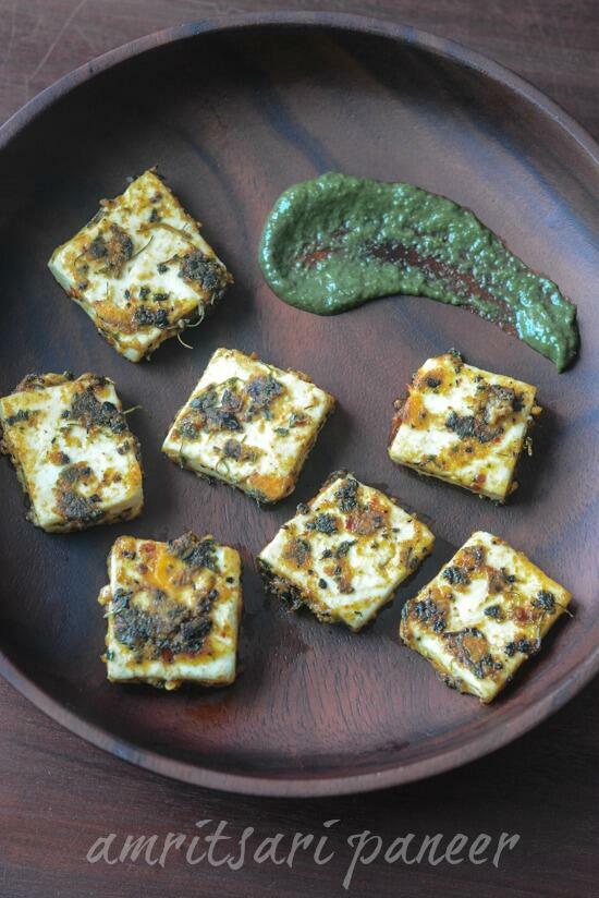 amritsari paneer recipe step by step
