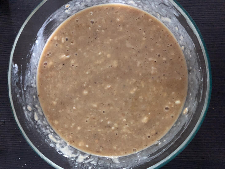 banana oats atta muffins for baby, toddlers