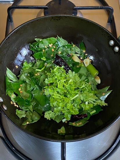 Curry leaves thogayal recipe