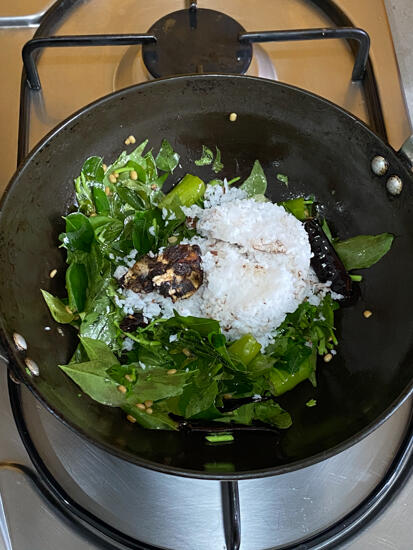 Curry leaves thogayal recipe