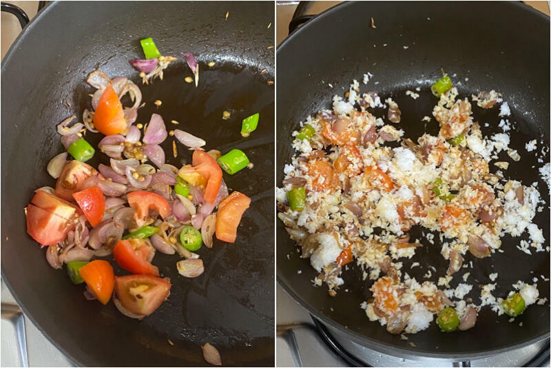 spice paste mixture for cabbage kootu